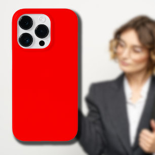 Red Solid Färg Klassisk ELEGANT TRENDIG