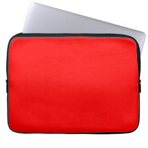 Red Solid Färg Klassisk ELEGANT TRENDIG Laptop Fodral