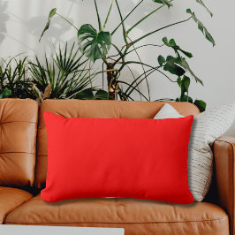 Red Solid Färg | Klassisk | ELEGANT | TRENDIG Lumbarkudde