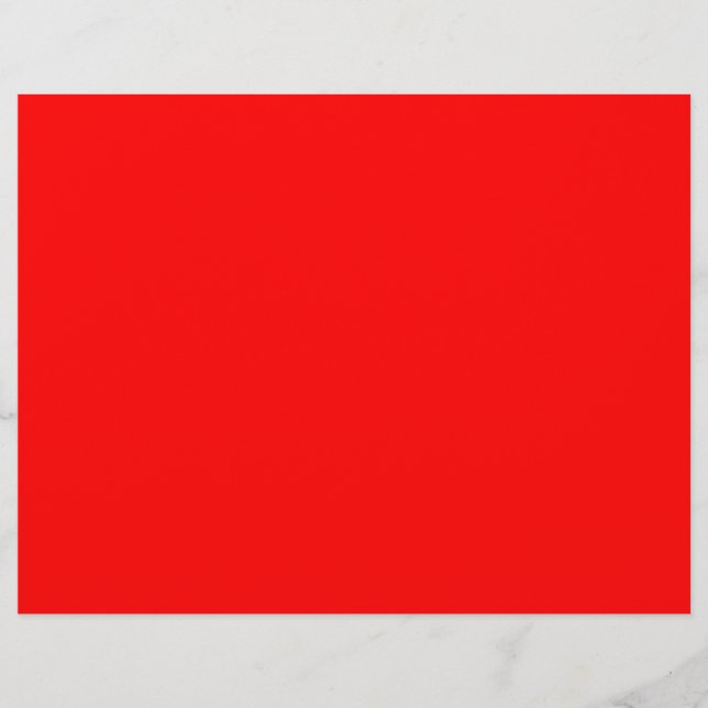 Red Solid Färg | Klassisk | ELEGANT | TRENDIG Reklamblad (Framsidan)