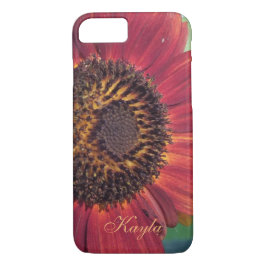 Red Solros iPhone 7 Fodral *personalize*