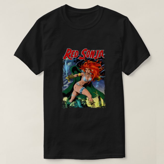 Red Sonja Classic T Shirt (Design framsida)