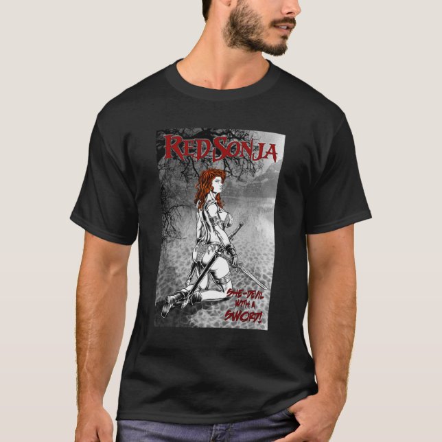 Red Sonja II Baseball ¾ Sleeve T Shirt (Framsida)