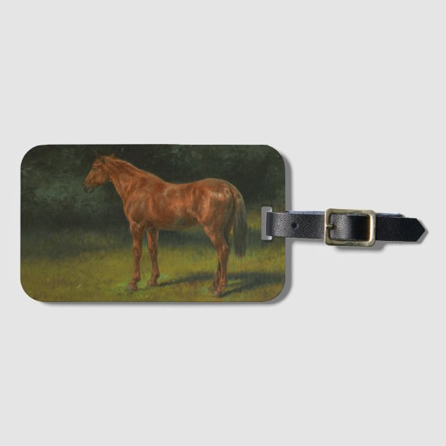 Red Sorrel Horse (av Rosa Bonheur) Bagagebricka (Framsida horisontal)