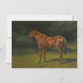 Red Sorrel Horse (av Rosa Bonheur) Kort