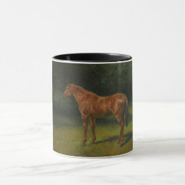Red Sorrel Horse (av Rosa Bonheur) Mugg