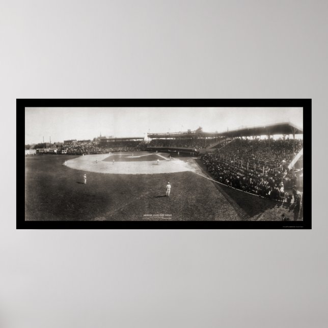 Red Sox White Sox Baseball Photo 1904 Poster (Framsidan)