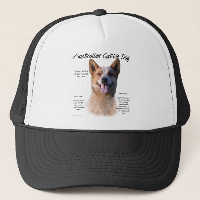 Red Speckle Australian Cattle Hund History Keps (Framsida)