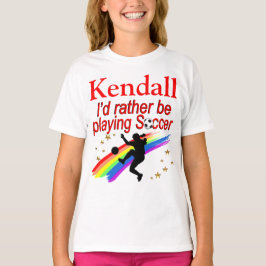RED SPELAR SNARARE SOCCER PERSONLIG T SHIRT
