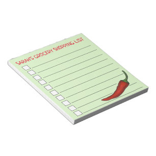 Red Spicy Hett Chili Pepper Vegetable Livsmedel Li Anteckningsblock