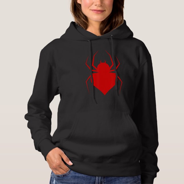 Red Spider Cobweb Spiders Webben Arachnophile Inse T Shirt (Framsida)