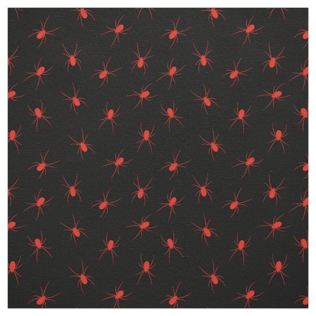 Red Spider Happy halloween Modern Tyg (Provkarta)