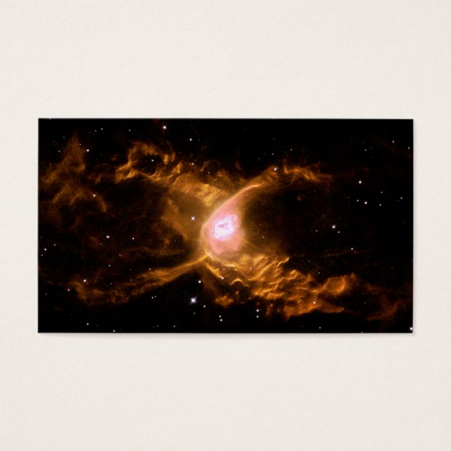 Red Spider Nebula Space Visitkort (Framsidan)