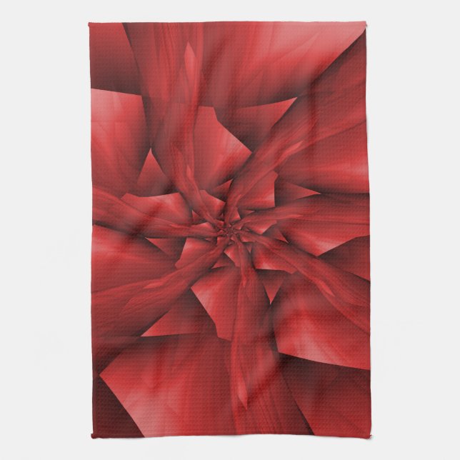 Red Spiral Arm Kitchen Towel Kökshandduk (Vertikal)
