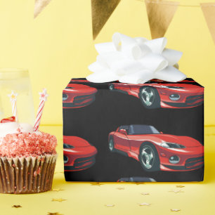 Red Sports Car Presentpapper
