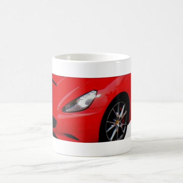 ~Red Sportscar~ MUGG, CUSTOMIZE IT! Kaffemugg (Center)
