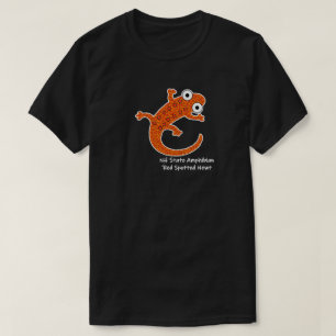 Red Spoted Newt - New Hampshire State Amphibian T Shirt