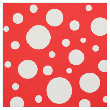 Red Spots Fabric