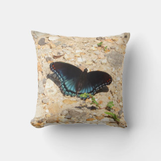 Red-Spotted Purple Butterfly Throw Pillow Kudde