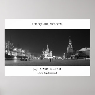 Red Square Moskva Poster