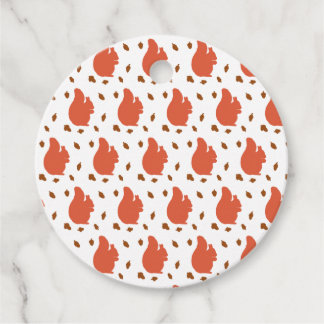 Red Squirrel Gåvor Etiketter