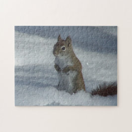 Red Squirrel Puzzle Pussel