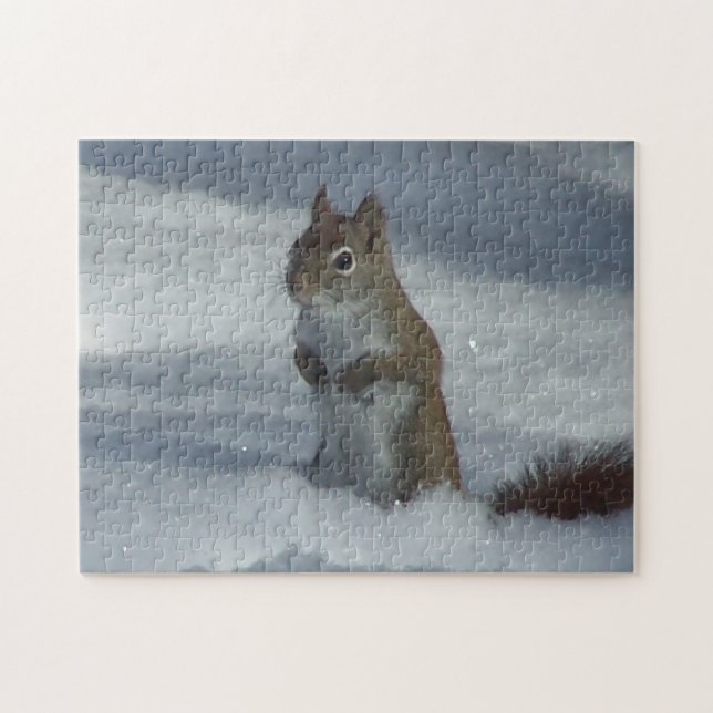 Red Squirrel Puzzle Pussel (Horisontell)