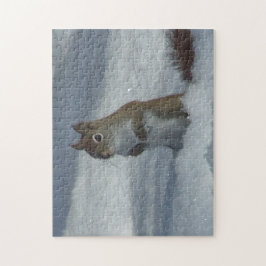 Red Squirrel Puzzle Pussel