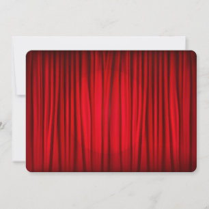 Red Stage Curtain Mönster