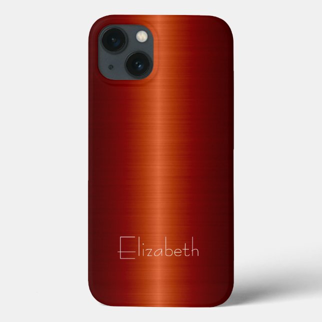 Red Stainless Steel Metall (Baksida)