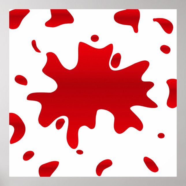 Red stänk poster (Framsidan)