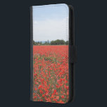 Red stänk Wallet Case Plånboksfodral För Samsung Galaxy S5<br><div class="desc">Röda stänk i vallmo fält. Behålla energin med dig var du än är.</div>