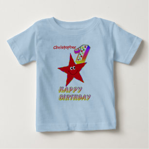Red Star 1:a födelserumskjortan Tee Shirt