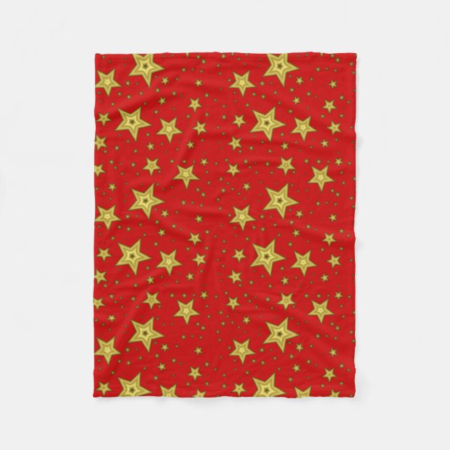 Red star blanket fleecefilt (Framsidan)