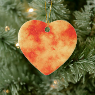 Red Star Cluster Ceramic Dekoration