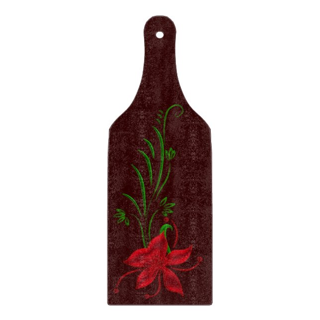 Red Star Gazer Lily Cining Board (Framsidan)