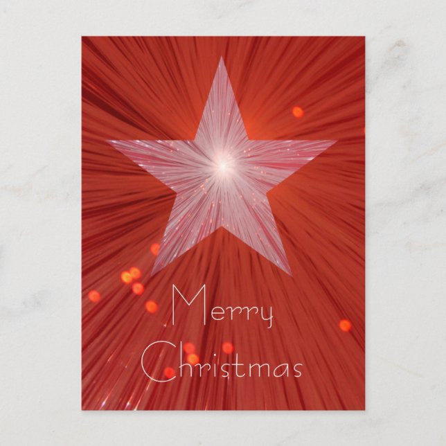 Red Star "God jul postkort Helg Vykort (Framsida)