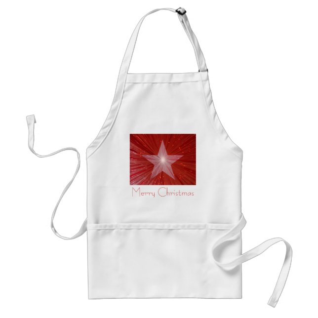 Red Star "God jul'er Text'er Text"-plattan Förkläde (Framsidan)