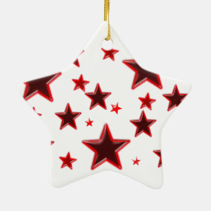 Red Star Julgransprydnad Keramik