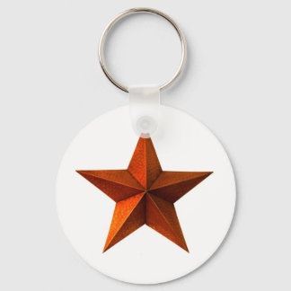 Red Star Keychain Nyckelring