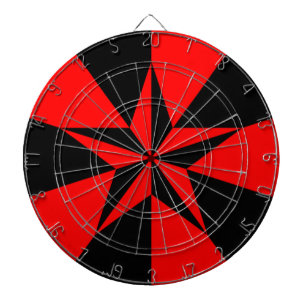Red Star (Libertarias socialistiska Flagga) Darttavla