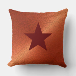 Red Star Modern Mönster Pillow Kudde