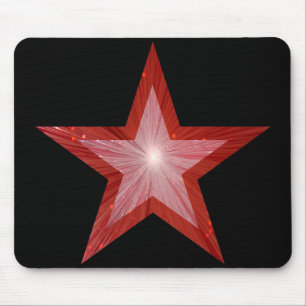 Red Star moussepad black Musmatta