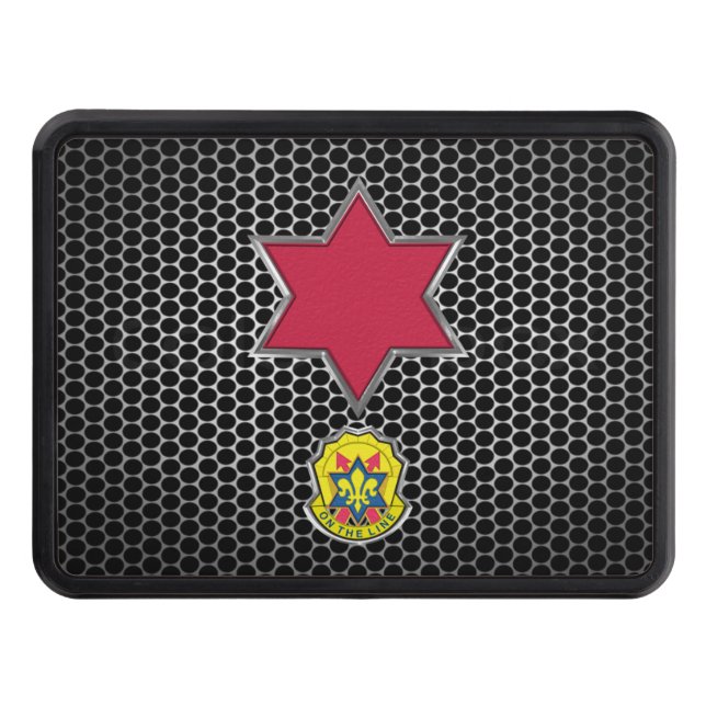 Red Star Patch för Infantry Division 6e Dragkroksskydd (Framsidan)