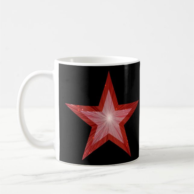 Red Star "STAR" mugg svart! (Vänster)