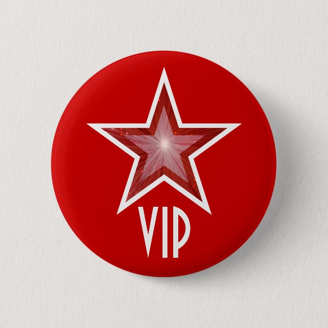 Red Star VIP-knapp röd Knapp (Framsida)