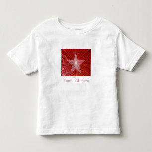 Red Star 'Your Text'-barn t-shirt