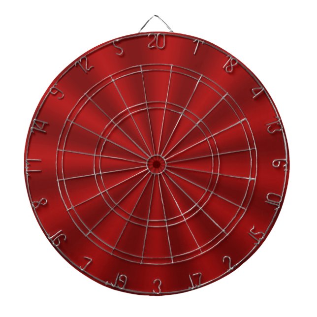 Red Starburst Dartboard Darttavla (Framsidan)