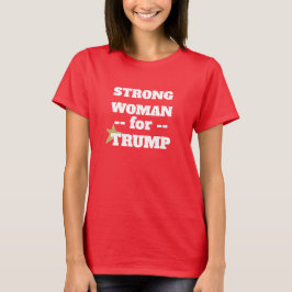 RED Starong-kvinna för Trump T Shirt