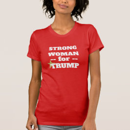 RED Starong-kvinna för Trump T Shirt